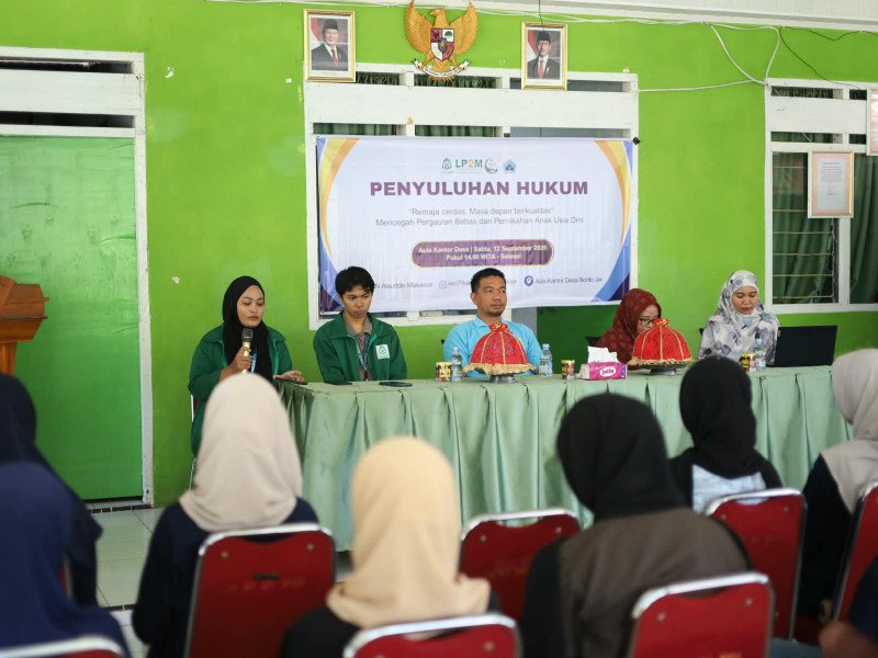 KKN ANGKATAN 79 GELAR PENYULUHAN DAMPAK PERGAULAN BEBAS DAN PERNIKAHAN DINI